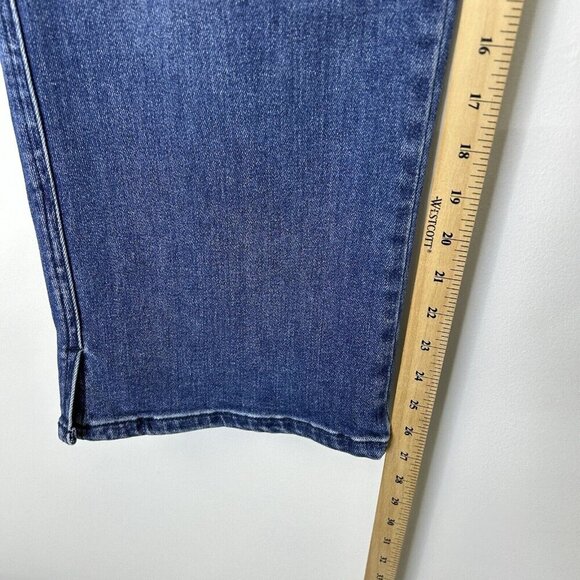 NEW Risen High Rise Slit Straight Jeans Womens Size 3XL Ankle - Picture 6 of 11
